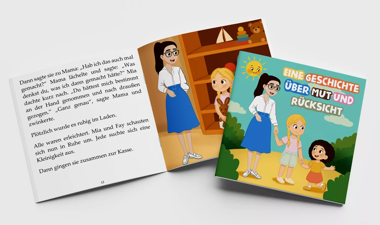 Blick ins Buch Mia & Fay im Spielzeugladen