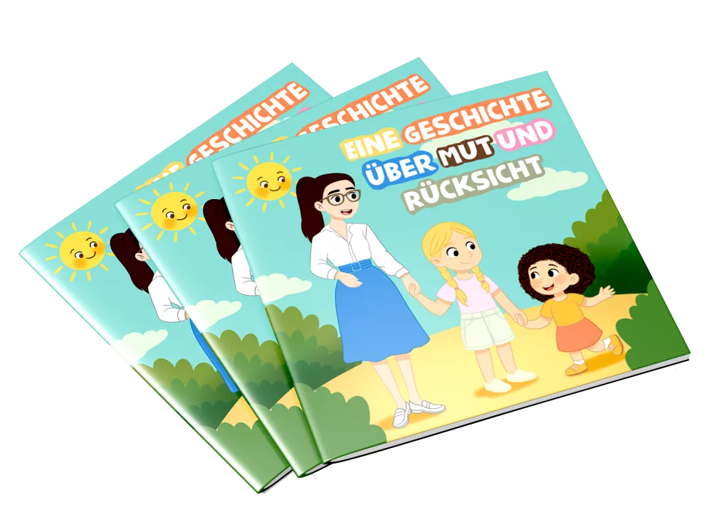 Bild zeigt das Coverbild des Buches "Eine Geschichte über Mut und Rücksicht, von Michaela Parupka-Hoffner